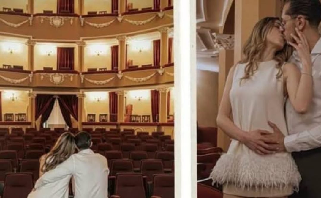 Funcionario usa el Teatro Xicohténcatl para sesión fotográfica en Tlaxcala; cuestionan la autorización oficial.
Foto: Especial.