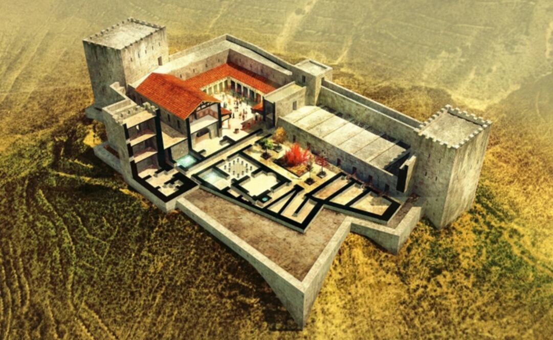 Simulación de la fortaleza Maqueronte. Foto: Courtesy of the Hungarian Archaeological Mission to Machaerus vía haaretz.com
