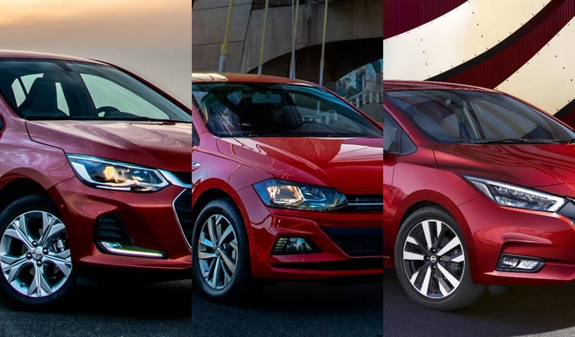 Nissan Versa vs Volkswagen Virtus vs Chevrolet Onix: ¿cuál me compro?