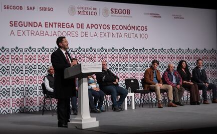 Gobierno de CDMX entrega apoyos a segundo bloque de extrabajadores de extinta Ruta 100