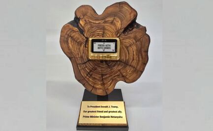 Netanyahu le regala a Trump un beeper de oro; es similar a los que Israel hizo estallar en Líbano en 2024