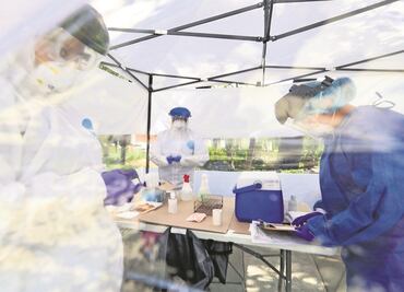 Atraso en instalación de Macro Kioscos fue por problemas con pruebas rápidas en aduanas: Sheinbaum