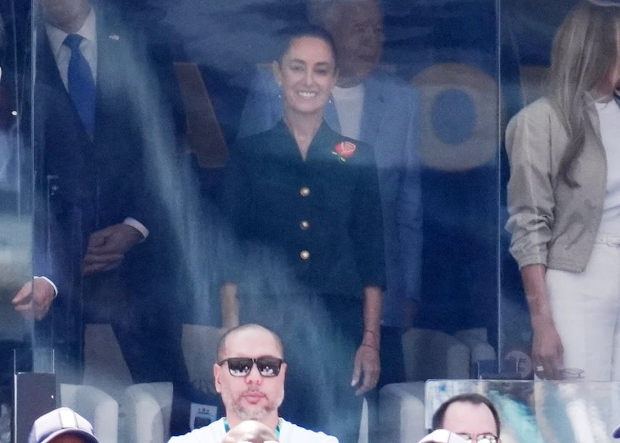 La presidenta de México, Claudia Sheinbaum, llega a la final del Mundial de 2026 - Foto: Especial