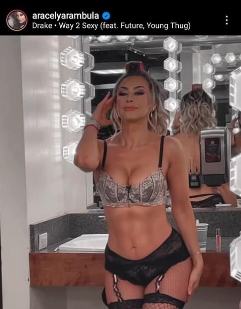 Aracely Arámbula tiene la lencería más femenina de la temporada