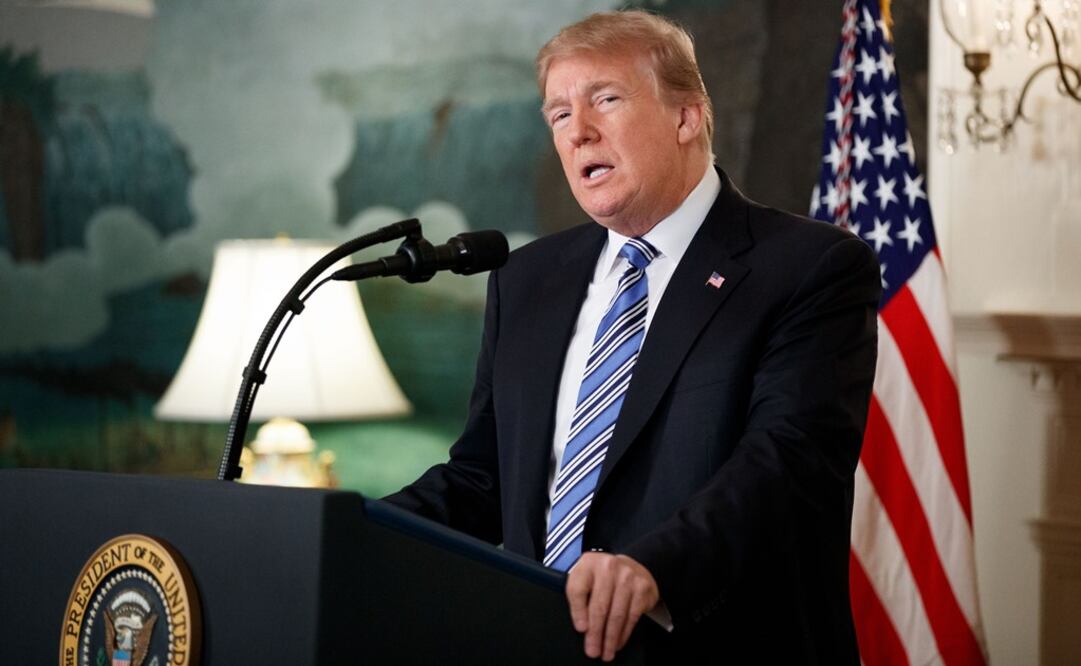 El presidente de Estados Unidos, Donald Trump, pronuncia un discurso nacional sobre el tiroteo masivo ocurrido en Parkland, Florida (Foto: Xinhua)