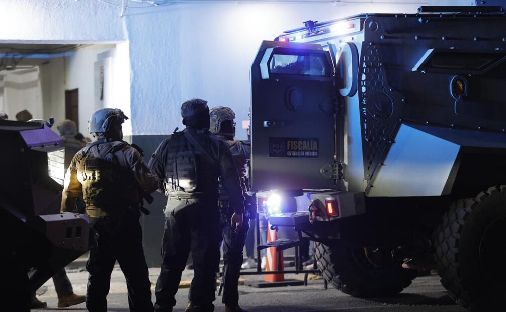 Los detenidos fueron trasladados a la fiscalía general del Estado de México. Foto: Jorge Alvarado / EL UNIVERSAL