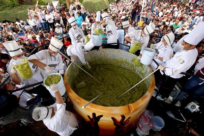 México rompe récord con el guacamole más grande del mundo 