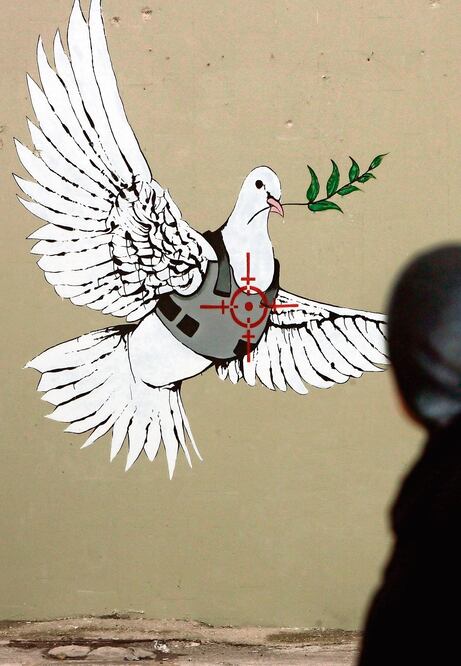 El arte crítico le ha dado a Banksy fama mundial (ARCHIVO EL UNIVERSAL)