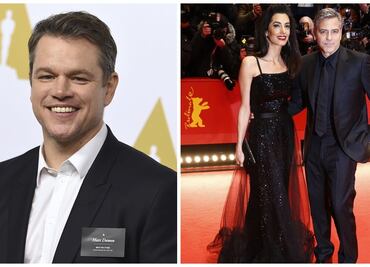 Matt Damon y su emoción al enterarse que George Clooney sería papá