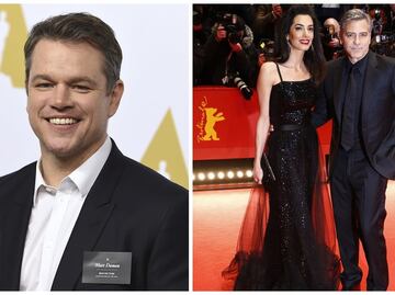 Matt Damon y su emoción al enterarse que George Clooney sería papá