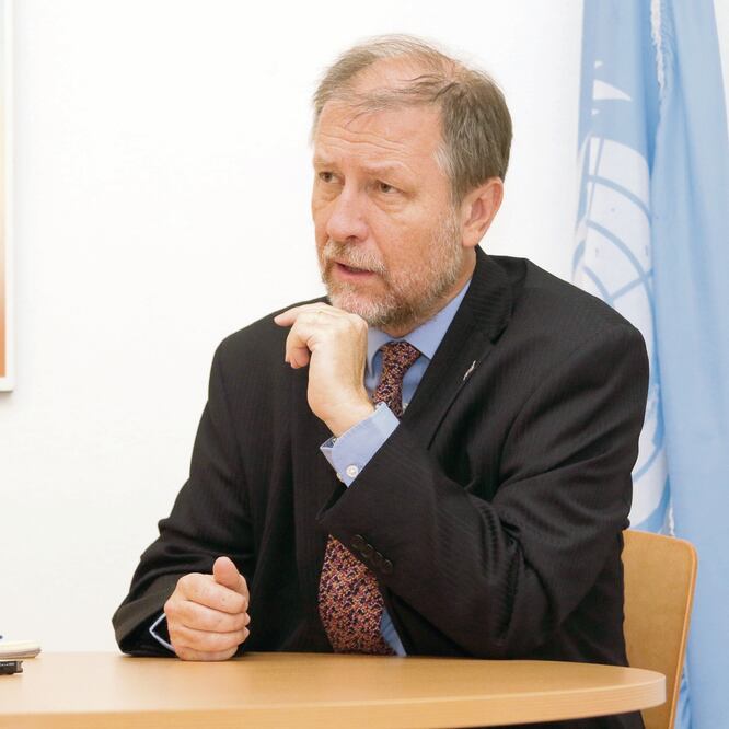 Jan Jarab, Representante en México de la ONU-DH. CARLOS MEJÍA. EL UNIVERSAL