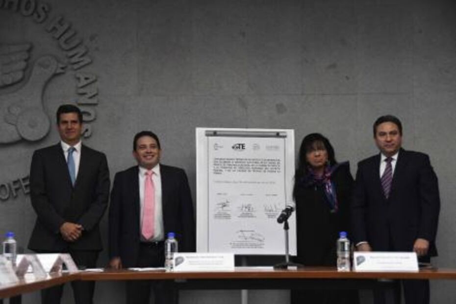 Firman CDH y autoridades electorales convenio contra violencia política en CDMX 