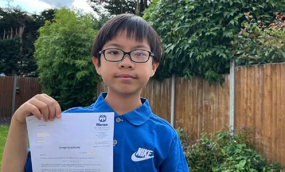 Andrian Li, el niño de 11 años que tiene un mayor coeficiente intelectual que Einstein y que Stephen Hawking. FOTO: ESPECIAL