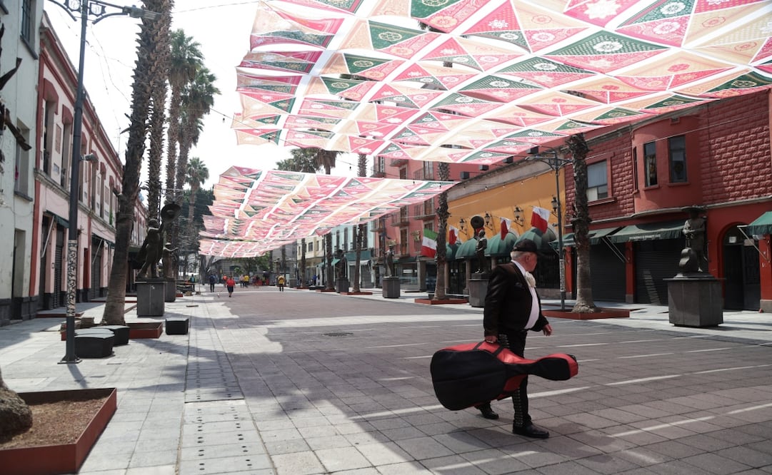 Plaza garibaldi donde durante el mundial de 2026 habrá Festival fútbolero. FOTO: CARLOS MEJIA/EL UNIVERSAL