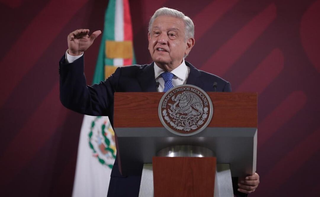 La mañanera de AMLO, 2 de octubre. Foto: Diego Simón Sánchez / EL UNIVERSAL