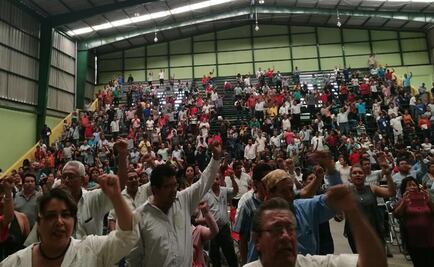 Anuncia magisterio mantener "toma" del IEEPO y marchas en Oaxaca