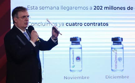 Llegarán a México 2.7 millones de dosis de vacunas donadas por Moderna: Ebrard