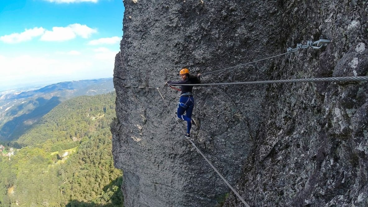 Son más de 450 metros de estructuras. Fotos: HGO Adventure
