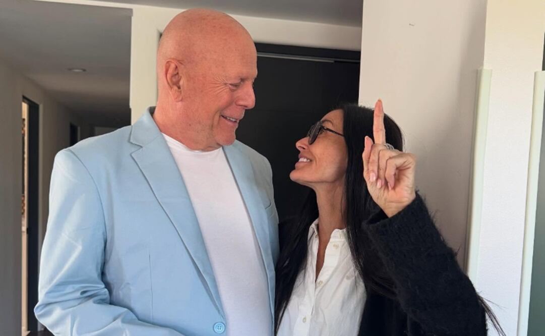Demi Moore y Bruce Willis anunciaron su separación en 1998. Foto: Instagram de Tallulah Willis.