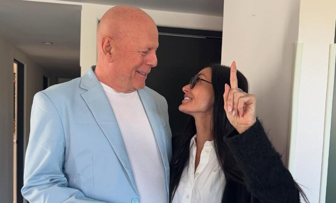 Demi Moore y Bruce Willis anunciaron su separación en 1998. Foto: Instagram de Tallulah Willis.