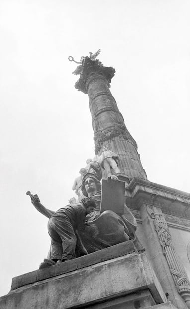 El INBA restauró las seis esculturas de mármol blanco italiano, con “limpieza detallada de superficies y restitución de elementos rotos”. Foto: Archivo EL UNIVERSAL.