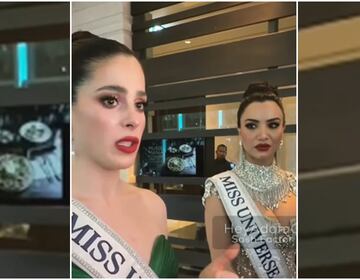 Miss Universo y Miss Irak se levantan por Miss México y abandona el evento tras insultos a Fátima Bosch