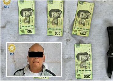 Detienen a presunto taxista “montachoques” con un arma y dinero en efectivo en la alcaldía BJ