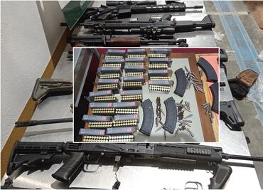 Caen 2 mujeres que intentaron entrar al país con armamento en Aduana de Nogales