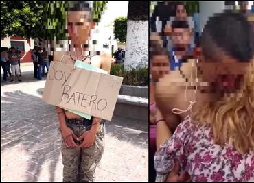 “Mira donde te vine a ver”, mujer salva a su hijo de ser linchado en Hidalgo