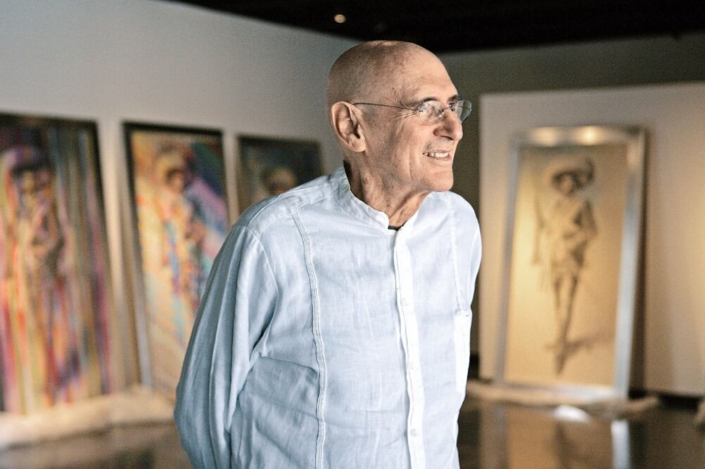 El artista que este 2015 celebra sus 75 años, reúne en la muestra más de 60 obras que ha creado durante su trayectoria (ALEJANDRO ACOSTA. EL UNIVERSAL)