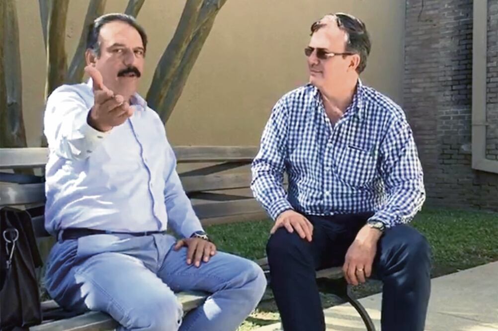 Elías Moreno Brizuela afirma que el ex jefe de gobierno Marcelo Ebrard está concentrado desde hace cuatro meses en la campaña de Clinton. (FOTO: TOMADA DE VIDEO)