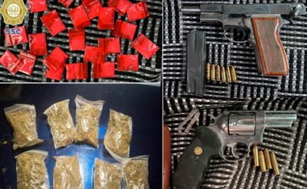 Detienen a dos con droga y por disparar al aire en sepelio de joven en Azcapotzalco