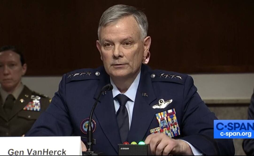 Glen VanHerck, jefe del Comando Norte de Estados Unidos. Foto: Captura de pantalla