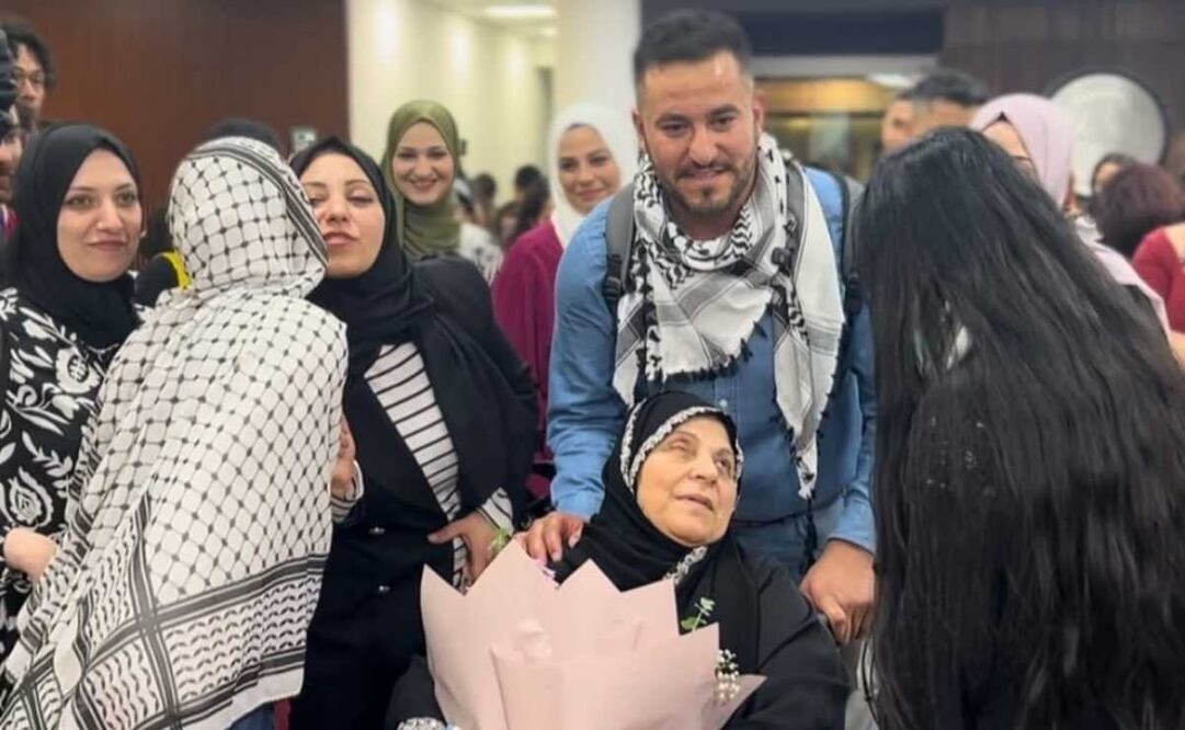 Llega a México la familia Abed como refugiada palestina. Foto: Especial