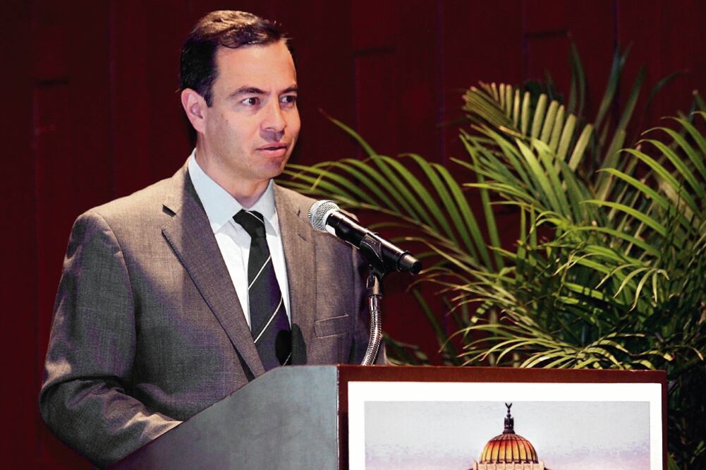 Paulo Carreño King, director general de ProMéxico, dijo que al tercer trimest re el organismo registró 128 proyectos por 14 mil 698 millones de dólares (ARCHIVO EL UNIVERSAL)