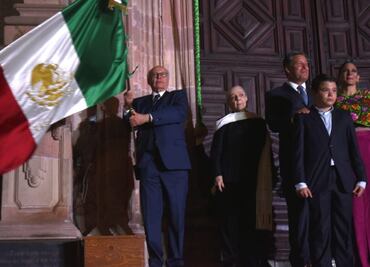 José Narro Robles dio el Grito en Dolores, Hidalgo