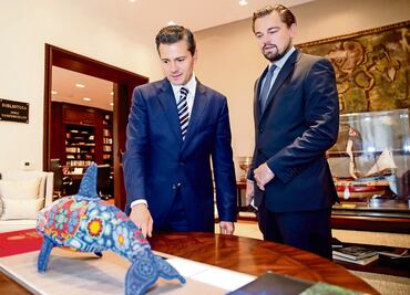 EPN, DiCaprio y Slim protegen a vaquita marina