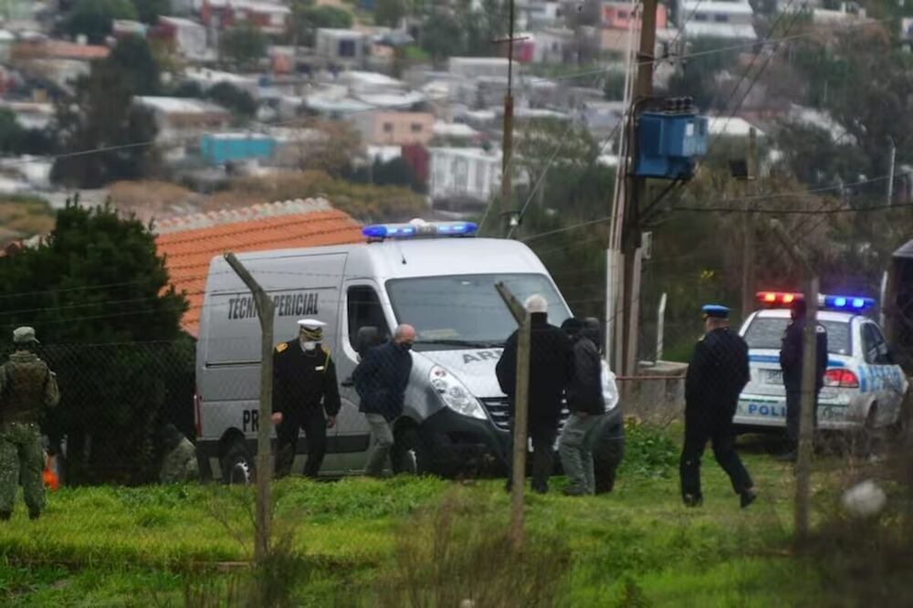 Imagen de un operativo forense en Uruguay. El Pais/GDA