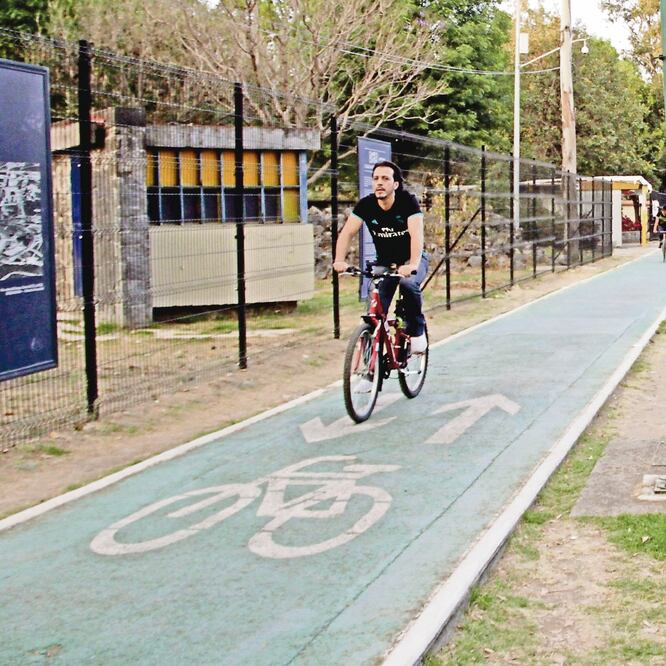 Las mejoras. Se pintará el cebrado verde sobre la carpeta asfáltica, así como los pictogramas de bicicletas. (ARCHIVO EL UNIVERSAL)