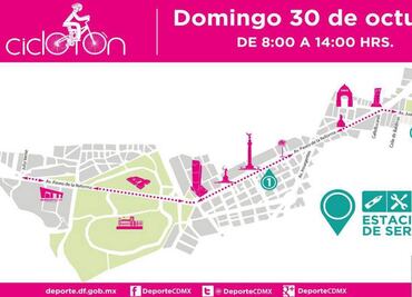 Ciclotón recortará su ruta por Gran Premio de México