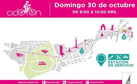 Ciclotón recortará su ruta por Gran Premio de México