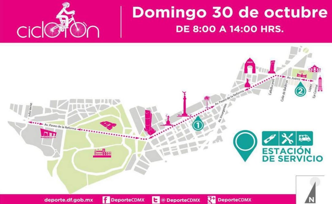 Ciclotón recortará su ruta por Gran Premio de México