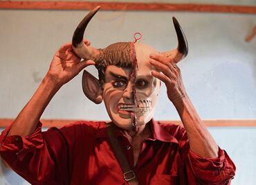 Máscaras, herencia negra en Oaxaca