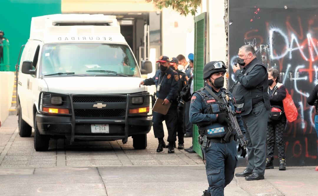 A las 13:15 horas de ayer se realizó la audiencia inicial de Saúl Huerta en los juzgados orales de Dr. Lavista, en la colonia Doctores. Foto: JUAN BOITES. EL UNIVERSAL