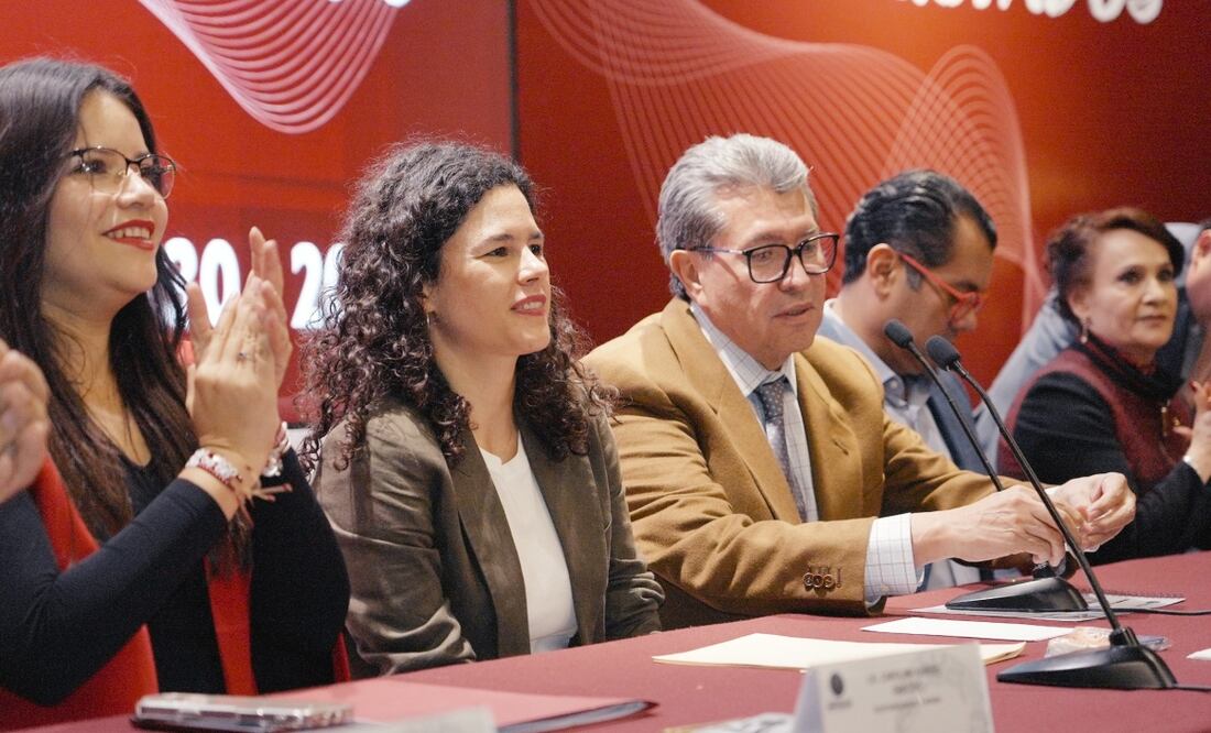 Niega Luisa Alcalde que reforma electoral vaya a desaparecer a los "pluris" (30/08/2025). Foto: Especial