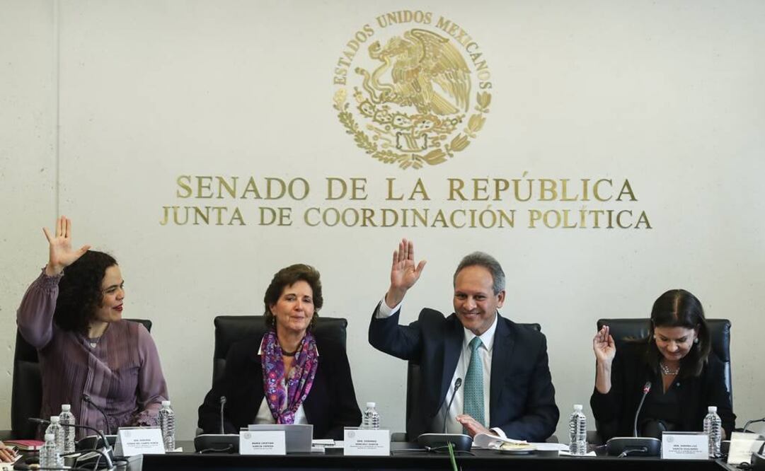 La secretaria de Cultura, María Cristina García Cepeda, compareció ante la Comisión de Cultura del Senado que junto con la de Diputados trabajó en conjunto en el proyecto de ley. FOTO: Germán Espinosa/EL UNIVERSAL.