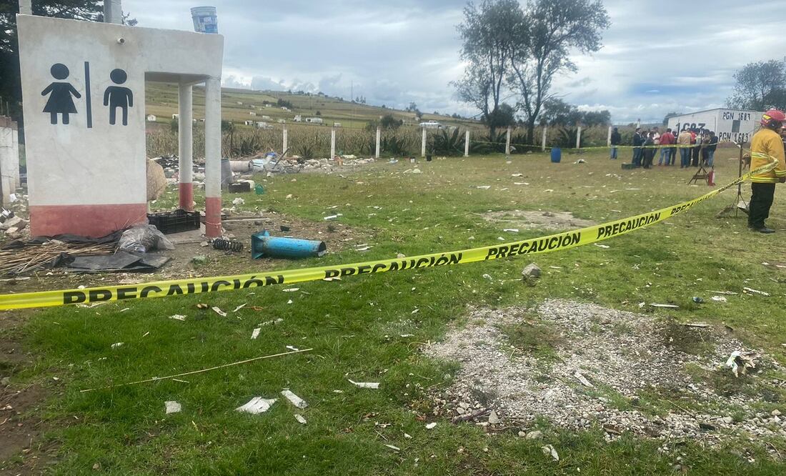 Polvorín en Almoloya de Juárez. Foto Especial