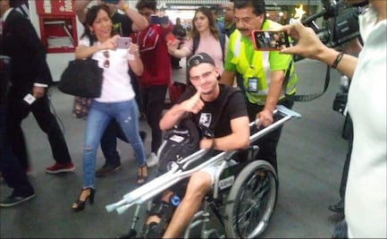 En su llegada a México, Nico Benedetti mantiene el ánimo pese a la lesión