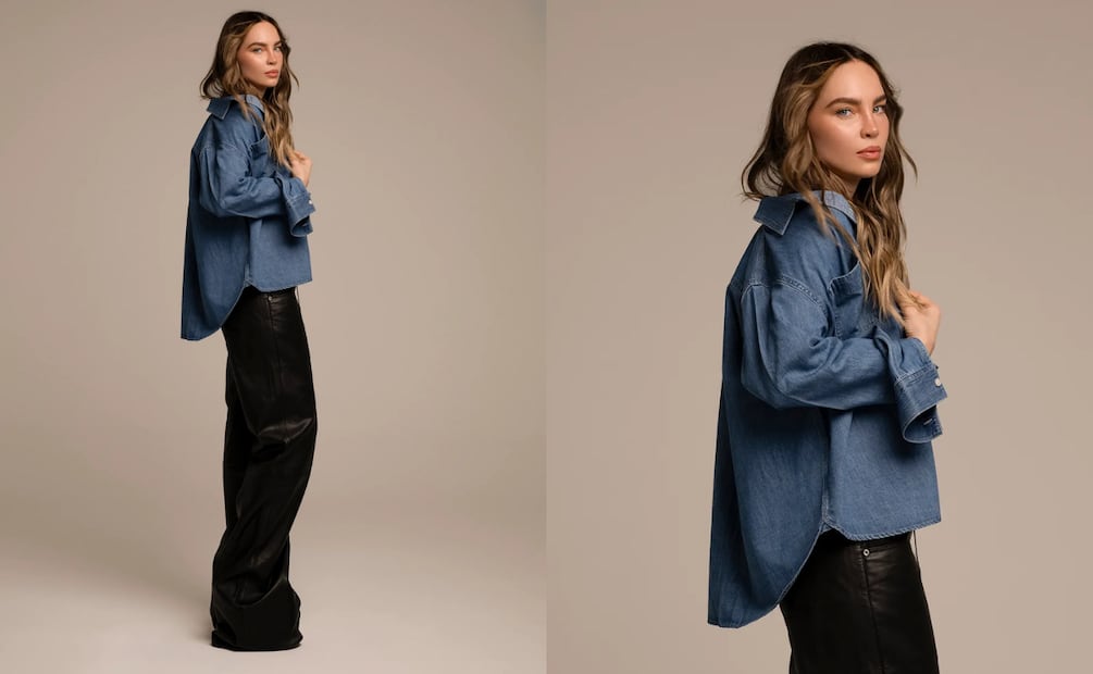 Este look crea una silueta minimalista que apuesta por la elegencia sin excesos.  Foto: Glamour (Alex Córdova)