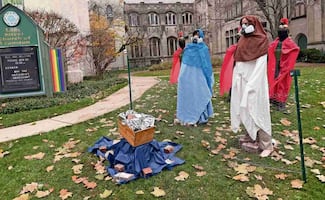 Con sus pesebres, iglesias en EU protestan por política migratoria